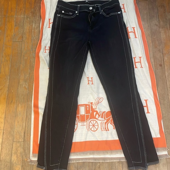 7 for all mankind black Jean - Picture 1 of 5